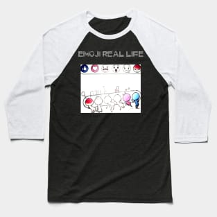 Emoji real life Baseball T-Shirt